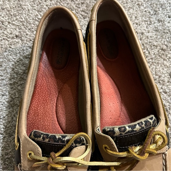 Sperry Top-Sider Angelfish Sparkle Leopard boat/deck shoe #9102815 size 10M - Picture 4 of 8